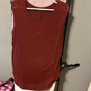Maurices Sleeveless Blouse - Deep Red